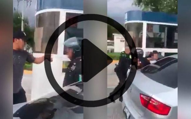 Agresión policía La Noria