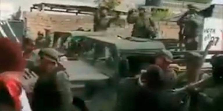 ejercito y pobladores acajete