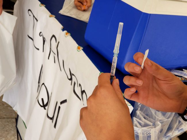 Campaña de vacunación Influenza