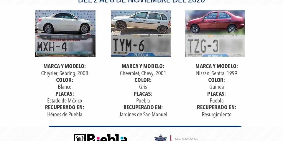 VEHÍCULOS RECUPERADOS DEL 2 AL 8 DE NOVIEMBRE (2)