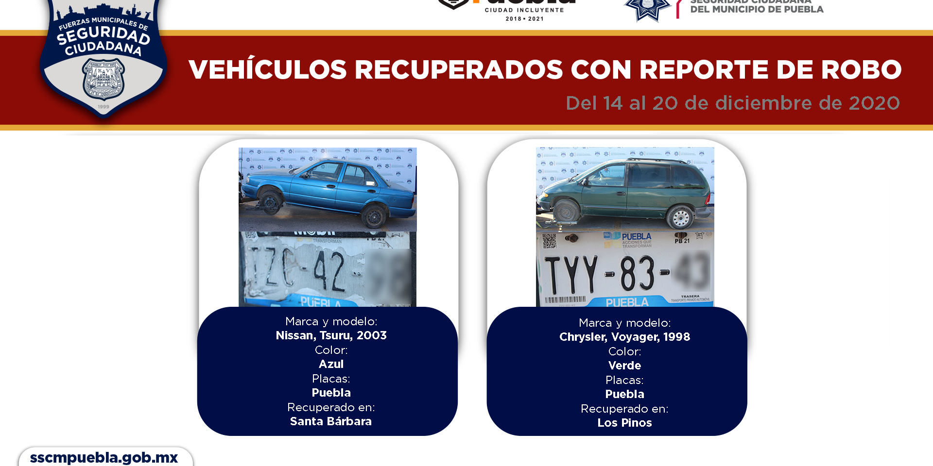 VEHÍCULOS RECUPERADOS (5)
