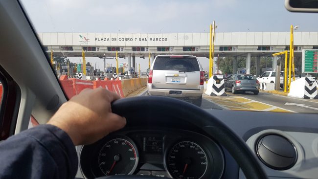 Vacacionistas en las casetas
