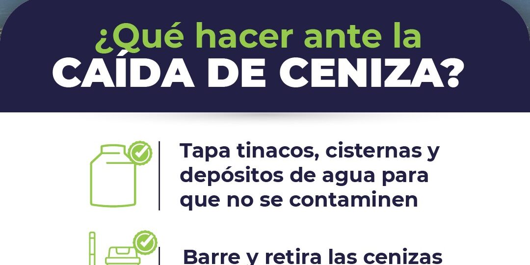 CONSEJOS ANTE CAÍDA DE CENIZA