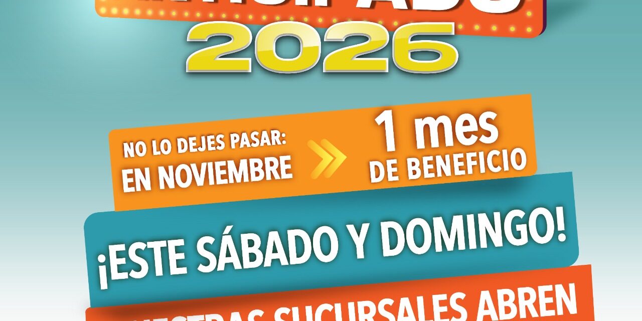 GRAN FIN DE AP VENCE 30 NOV SAB Y DOMINGO ABRIRÁN 5 SUC